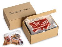 Geschnittener Schinken, mit Knochen